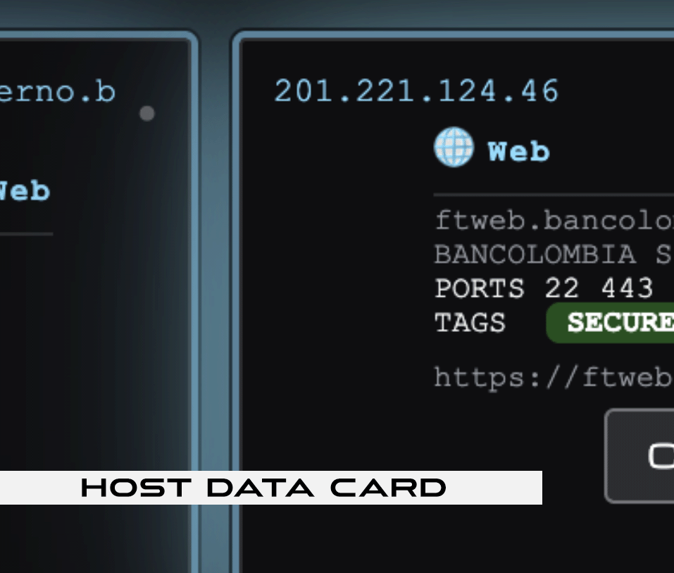 05 — Host Data Card